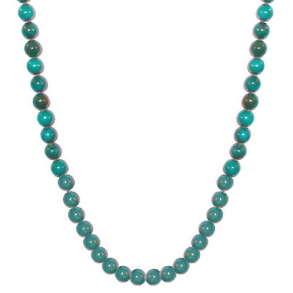 Rossana Designs Long Turquoise Bead Necklace - Picture 1 of 5